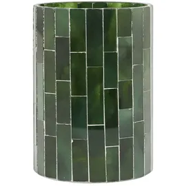 House Doctor House Doctor, Teelichtglas Amroha, Ø10 x H15cm, dunkelgrün