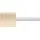 pferd tools Poliflex Schleifstift Zylinderform Durchmesser 25 mm 10 Stück