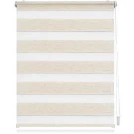 Lichtblick Duo Rollo / Doppelrollo Klemmfix 45 x 150 cm natur