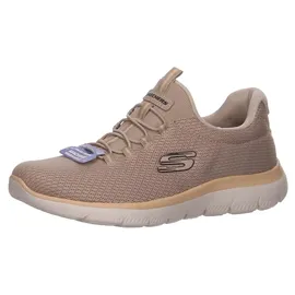 SKECHERS Summits Damen Slip-On Sneaker Beige/Taupe 42