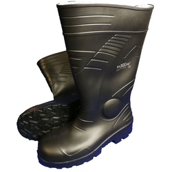 texxor Sicherheitsstiefel S5 PVC schwarz Gummistiefel mit Stahlkappe SRC Stiefel / Arbeitsschuh, Schuhgröße: 40