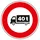 MORAVIA Fahrbahnschwelle SafeRide-50 Abschlusselement mit Nut schwarz 900 x 450 x 50 mm