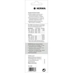 HERMA Inhaltsschild 2025 60x26mm VE=10x100 Stück rot