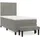 vidaXL Boxspringbett 100 x 200 cm Hellgrau