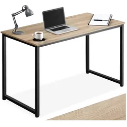 tectake® Schreibtisch, Industrial Style, große Beinfreiheit, Höhe 76,5 cm