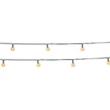 Lumi Jardin Lichterkette schwarz 5,8 m 20 Kugeln