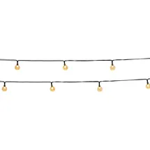 Lumi Jardin Lichterkette schwarz 5,8 m 20 Kugeln