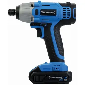 Silverline Akku-Schlagschrauber 18 V inkl. 2 x 1,5 Ah + Ladegerät