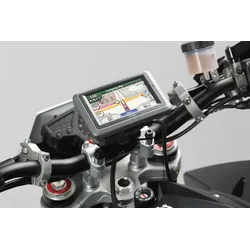 SW-Motech GPS mount voor stuur - Zwart. Schokabsorberend.