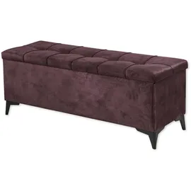 ed exciting design Sitzbank Oregon Aubergine 140 x 58 x 50 cm