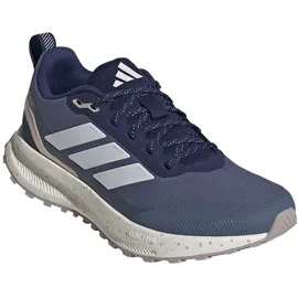 Adidas RUNFALCON 5 TR Running Shoes Laufschuhe, Dark Blue/FTWR White/Wonder Taupe, 40 EU