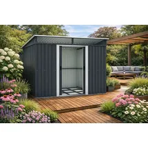 Konifera Gerätehaus Salamanca 2,50 x 2,00 m Beige/Grau