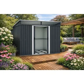 Konifera Gerätehaus Salamanca 2,50 x 2,00 m Beige/Grau