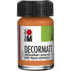 Marabu 140139013 Marabu Decormatt Acryl Orange 013, 15 ml