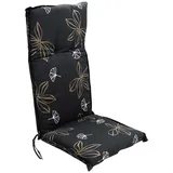 Spetebo Hochlehnerauflage Universal Hochlehner Auflage 123 cm, (Packung, 1 St., 1 Auflage), Polsterauflage für Hochlehner Gartenstühle