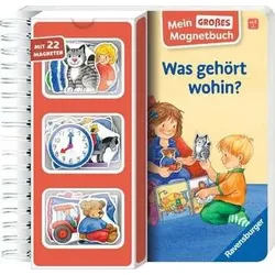Mein großes Magnetbuch: Was gehört wohin?