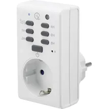 Renkforce Steckdosen-Timer analog 1800 W Weiß