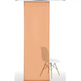 LIEDECO Schiebegardine Klettband 60 x 245 cm Orange