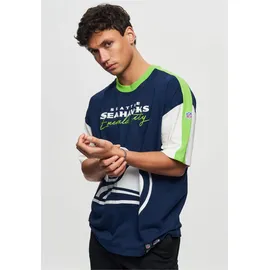 Recovered Seattle Cut and Sew Oversized NFL T-Shirt - L - L