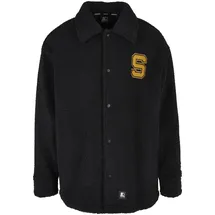 Starter Black Label Sherpa Shirt Jacket schwarz XL