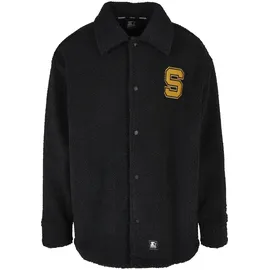 Starter Black Label Sherpa Shirt Jacket schwarz XL
