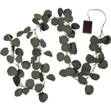 MARELIDA LED-Lichterkette Eukalyptus 180 cm grün