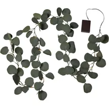 MARELIDA LED-Lichterkette Eukalyptus 180 cm grün