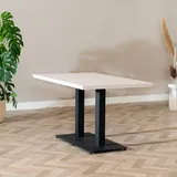 Bronx71 Esstisch Nils beige Melamin 140 x 80 cm - Beige