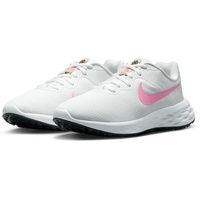 Nike Damen Revolution 6 Next Nature, WHITE/PINK SPELL-FOSSIL STONE-, 40 | US 8.5