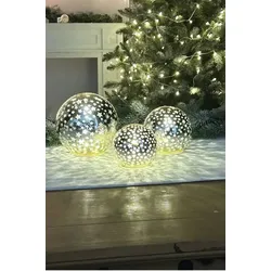 Lichtkugel Lumina Stern 13cm LED gold