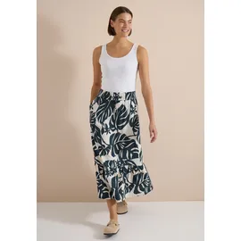 Cecil Maxirock Damen Floral Grün 42