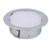 Kalb Material Für Möbel kalb | LED 12VDC Einbauspot Unterbauspot Einbaustrahler für Möbel, Metall-chrom mit ABS, 2W, Lichtfarbe:neutralweiß