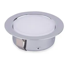 Kalb Material Für Möbel kalb | LED 12VDC Einbauspot Unterbauspot Einbaustrahler für Möbel, Metall-chrom mit ABS, 2W, Lichtfarbe:neutralweiß