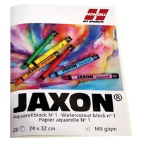 Jaxon 15464 Aquarellblock, 165 g/m2, 24 x 32 cm, 20 Blatt
