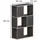 Vicco Raumteiler Eneos 60 x 94 x 24 cm Braun