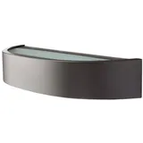 sg armaturen a/s LED-Wandleuchte Curve graphit 10 W 550 lm 3000 K inkl. IP65