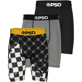 PSD Underwear Check Drip Boxershorts Mehrfarbig L 3er Pack