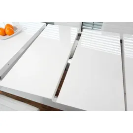 SalesFever Esstisch 180 x 75 x 90 cm hochglanz lackiert weiß