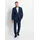 bonprix Anzug Slim Fit (2-tlg.Set), blau, Gr.64, Modischer 2teiliger Anzug bestehend aus Sakko und Hose
