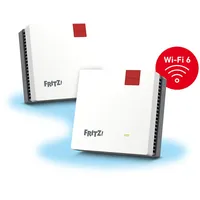 AVM FRITZ!Mesh Set 1600 1733 Mbit/s Rosso/Bianco 20003112