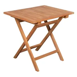 Klapptisch Avignon 80 x 60 cm Teak Braun