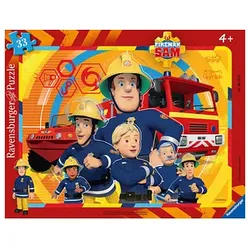 Ravensburger Feuerwehrmann Sam Der Feuerwehrmann Puzzle 33 Teile 4005556061143 Ravensburger