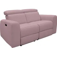 Home Affaire 2-Sitzer »Sentrano«, 152 cm, man. o. elektr. Relaxfunktion und USB/Kopfverstellung rosa