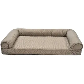 dehner lieblinge Kuschelbett Elsa L 91,5 x 68,5 cm taupe