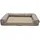 dehner lieblinge Kuschelbett Elsa L 91,5 x 68,5 cm taupe