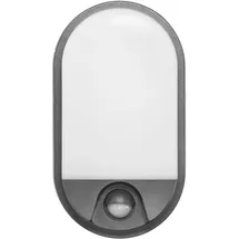 Adviti Wandleuchte LED 15 W 21,5 cm inkl. Bewegungsmelder grau