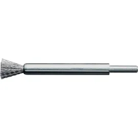 Lessmann Pinselkopfbürste Ø 12 mm Schaft 6 mm Drahtstärke 0,3 mm 15000 min-1
