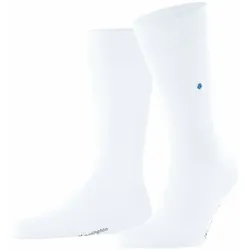 Burlington Herren Socken LORD - Kurzstrumpf, Labeling Clip, uni, One Size Weiß 40-46