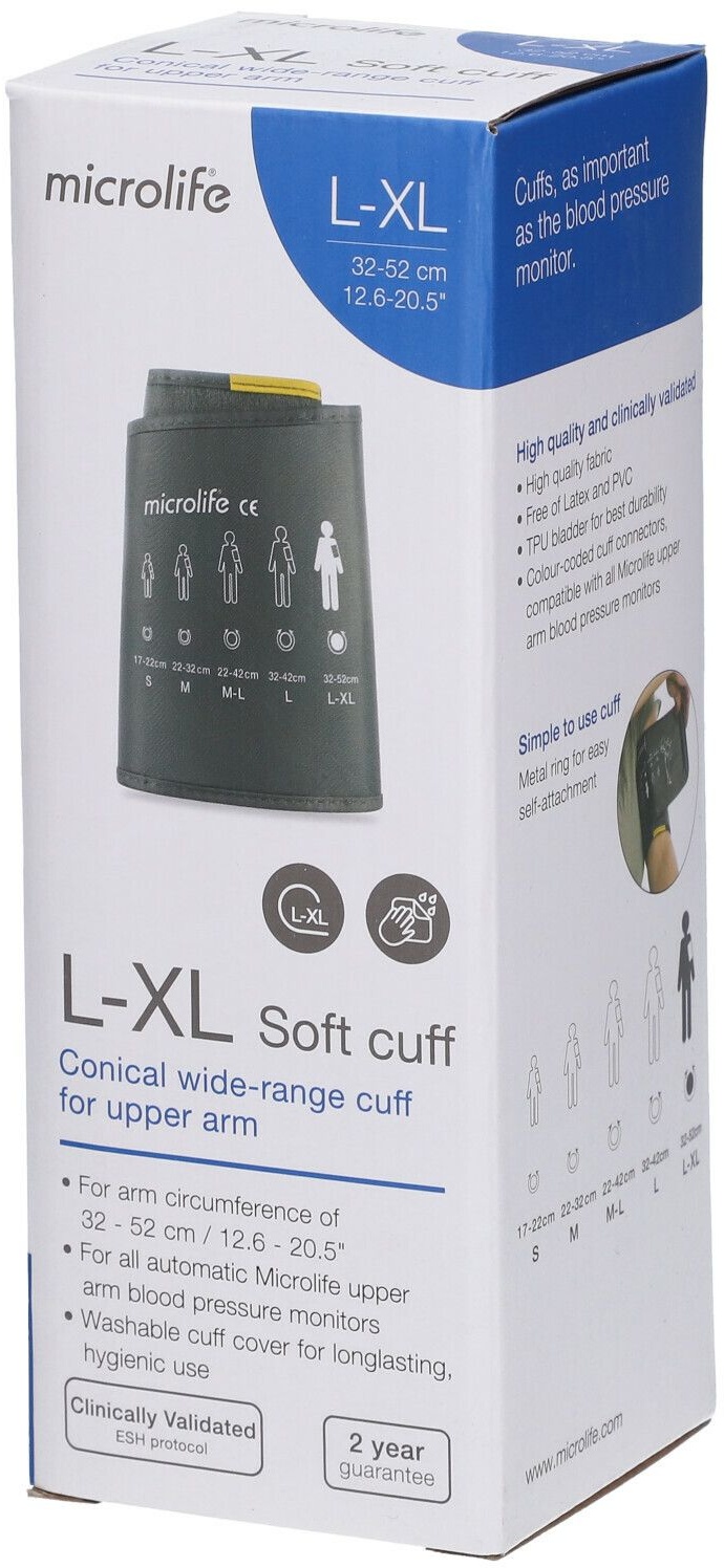 Microlife Armband L/Xl Soft Con Manschette 3g 32-52cm