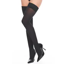 Kotek H025 - Halterlose Strümpfe, schwarz